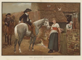 A filha do oficial de justiça (chromolitho)